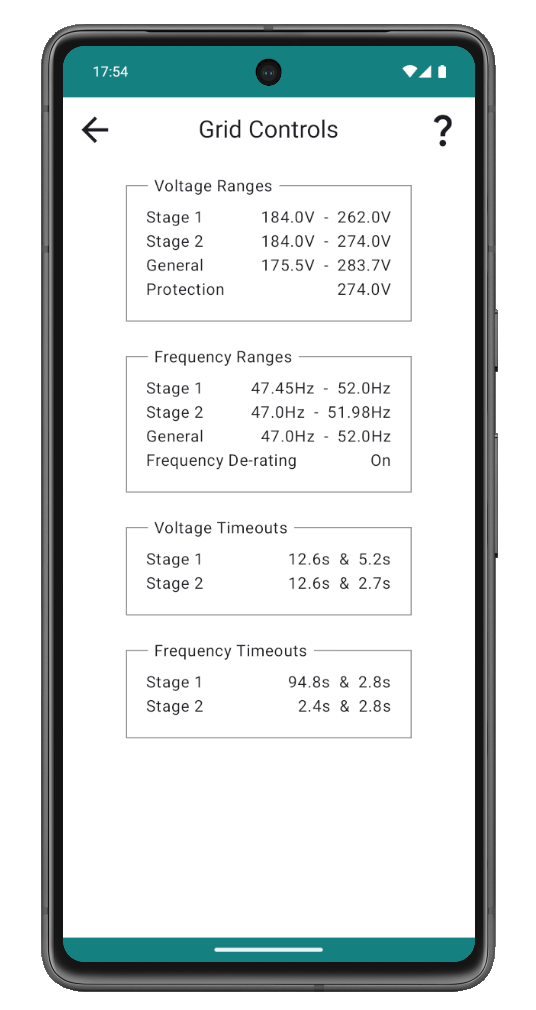 Grid Settings